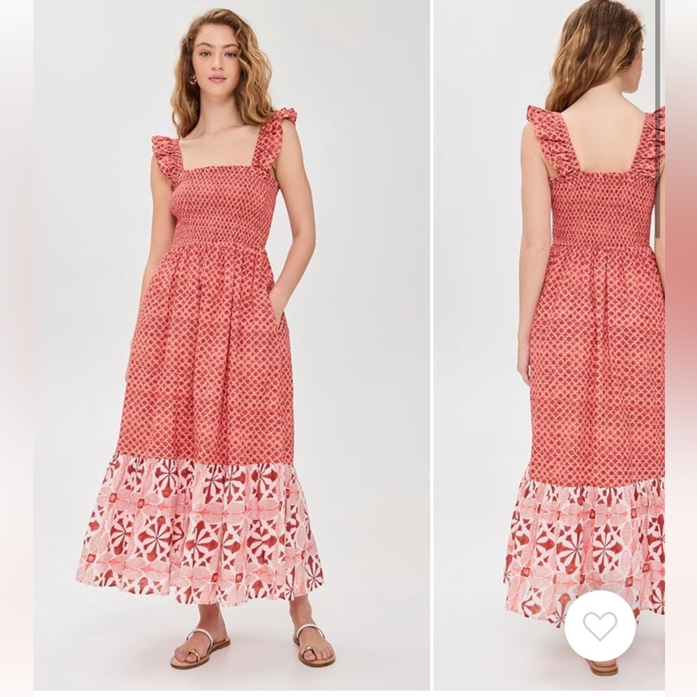 Marea Smocked Maxi Dress